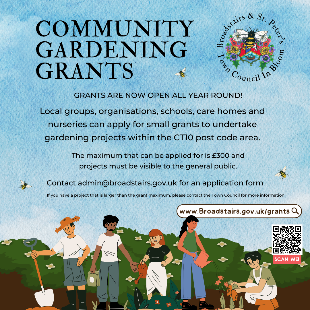 Community Gardening Grants now open all year round!